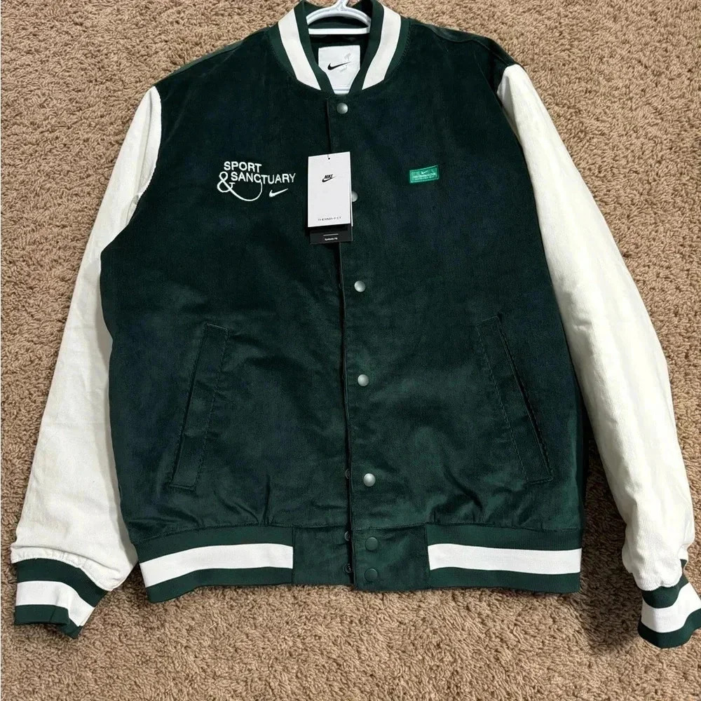 Nike Sportswear Sanctuary Corduroy Bomber Jacket Men’s Size Large NWT